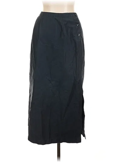 Pre-owned Eddie Bauer Formal Skirt In Black