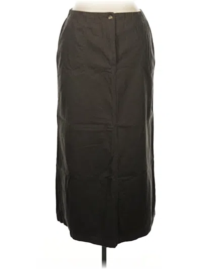 Pre-owned Eddie Bauer Formal Skirt In Black