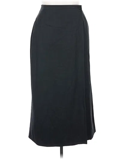 Pre-owned Eddie Bauer Formal Skirt In Black