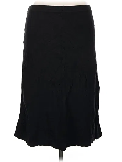 Pre-owned Eddie Bauer Formal Skirt In Black