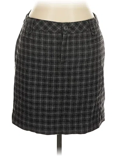 Pre-owned Eddie Bauer Formal Skirt In Gray