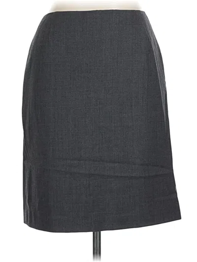 Pre-owned Eddie Bauer Formal Skirt In Gray