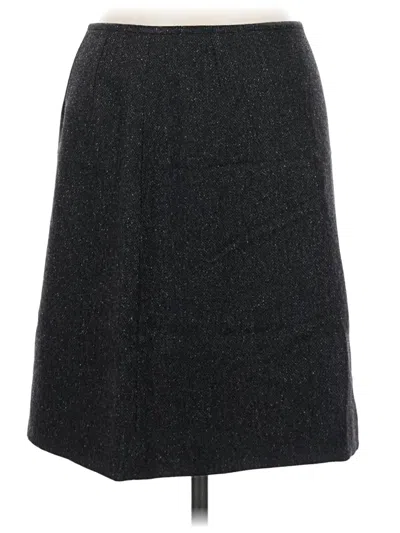 Pre-owned Eddie Bauer Formal Skirt In Gray