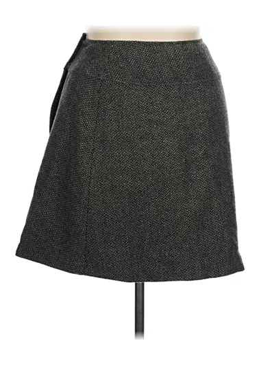 Pre-owned Eddie Bauer Formal Skirt In Gray