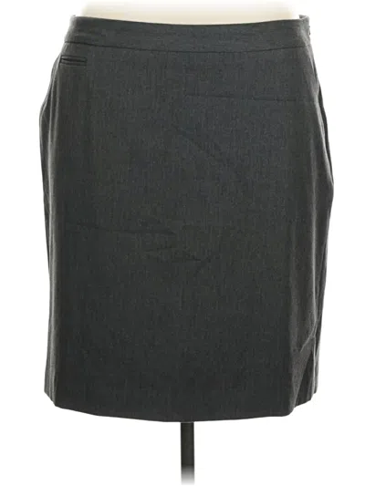 Pre-owned Eddie Bauer Formal Skirt In Gray