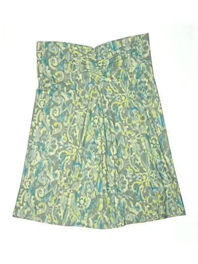 Pre-owned Eddie Bauer Formal Skirt In Green