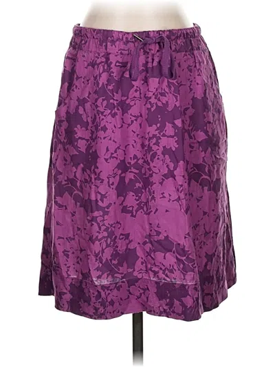 Pre-owned Eddie Bauer Formal Skirt In Purple