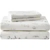 Eddie Bauer Geese Meadow Cotton Flannel Sheet Set In Light Beige