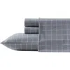 Eddie Bauer Great Plains Plaid Print Flannel Sheet Set