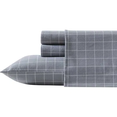 Eddie Bauer Great Plains Plaid Print Flannel Sheet Set In Multi