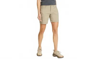 Eddie Bauer Guide Mid Rise Cargo Shorts In Pumice Khaki In Multi