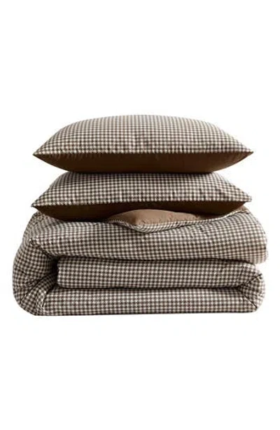 Eddie Bauer Harrison Reversible Comforter & Sham Set In Brown
