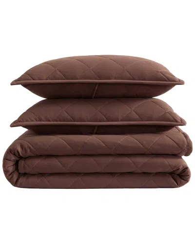 Eddie Bauer Hendricks Quilt Set In Burgundy
