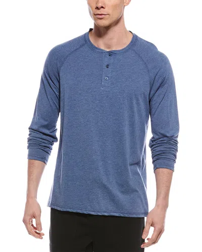 Eddie Bauer Henley Shirt In Blue
