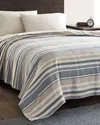 Eddie Bauer Herringbone Stripe Blanket, Full/queen