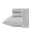 Eddie Bauer Highland Chill Solid Temperature Regulating Microfiber 4-pc. Sheet Set, King In Gray