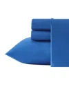 Eddie Bauer Highland Chill Solid Temperature Regulating Microfiber 4-pc. Sheet Set, King In Blue