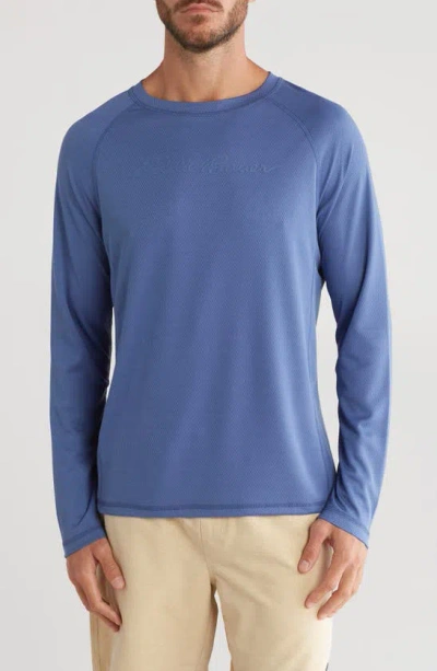 Eddie Bauer Honeycomb Raglan Sleeve Sweatshirt In Bluebird