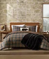 Eddie Bauer Huntley Plaid Microfiber 2-pc. Comforter Set, Twin In Brown