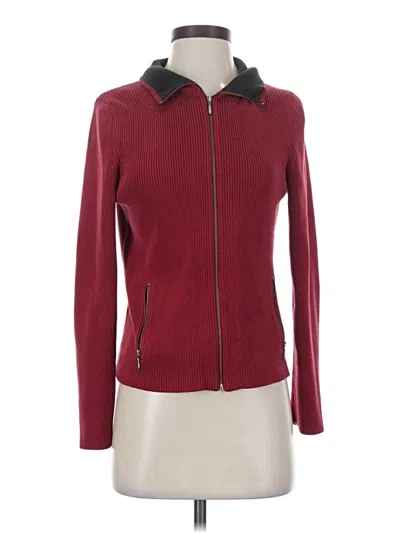 Pre-owned Eddie Bauer Jacket In Burgundy