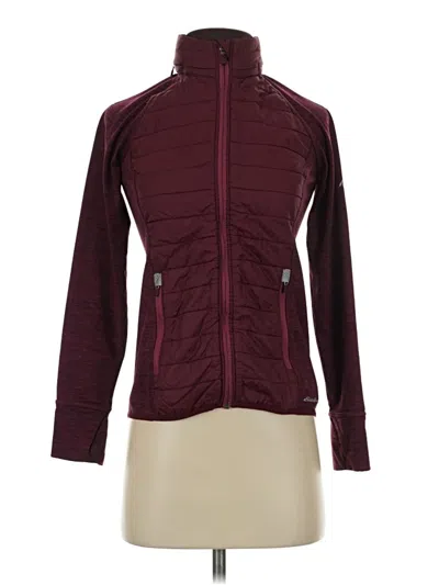 Pre-owned Eddie Bauer Jacket In Burgundy
