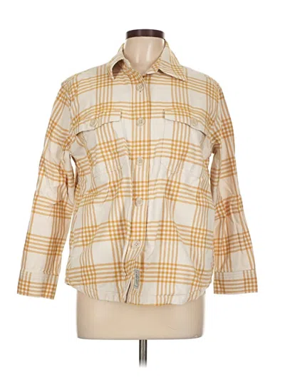 Pre-owned Eddie Bauer Jacket In Gold