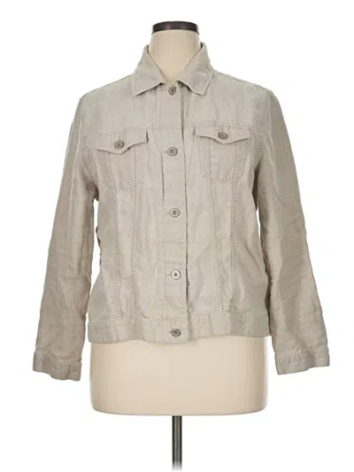 Pre-owned Eddie Bauer Jacket In Gray