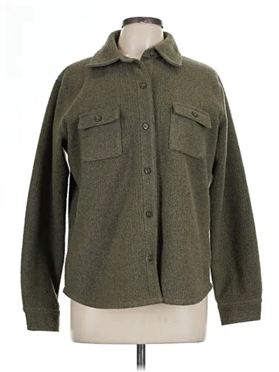 Pre-owned Eddie Bauer Jacket In Green