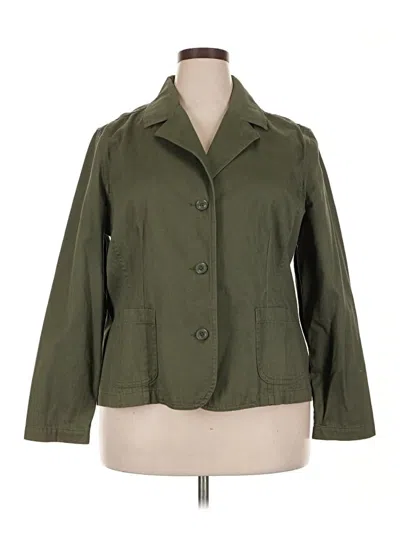 Pre-owned Eddie Bauer Jacket In Green