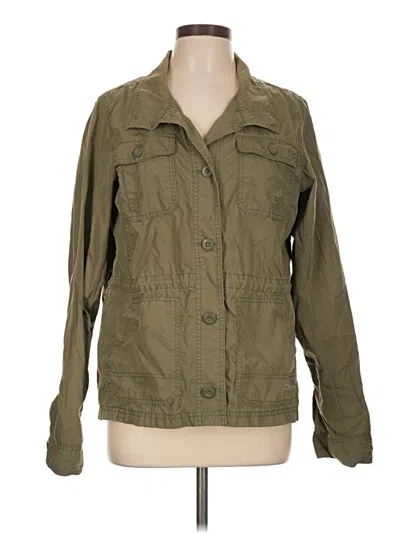 Pre-owned Eddie Bauer Jacket In Green
