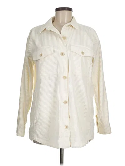 Pre-owned Eddie Bauer Jacket In Ivory