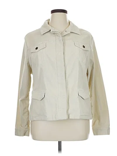 Pre-owned Eddie Bauer Jacket In Ivory