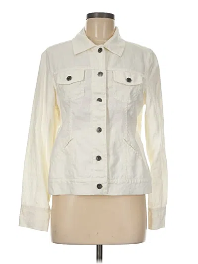 Pre-owned Eddie Bauer Jacket In Ivory