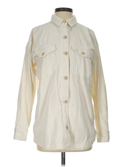 Pre-owned Eddie Bauer Jacket In Ivory