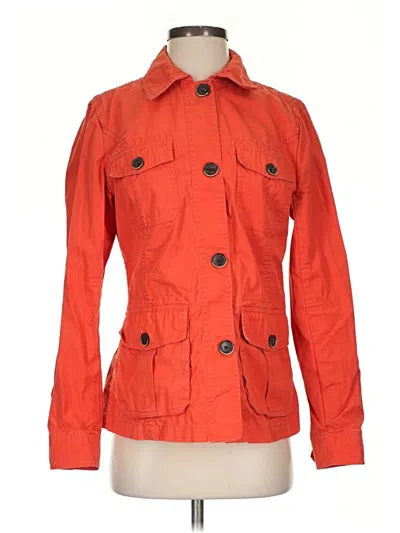 Pre-owned Eddie Bauer Jacket In Orange