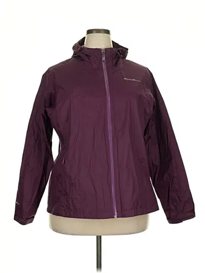 Pre-owned Eddie Bauer Jacket In Purple