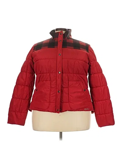 Pre-owned Eddie Bauer Jacket In Red