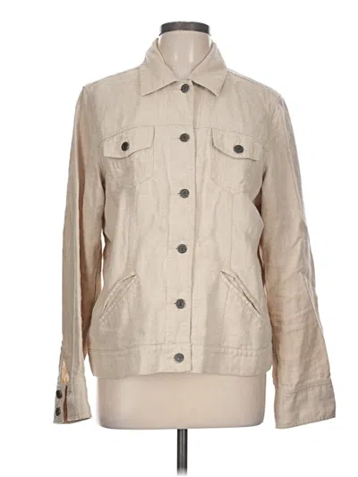 Pre-owned Eddie Bauer Jacket In Tan
