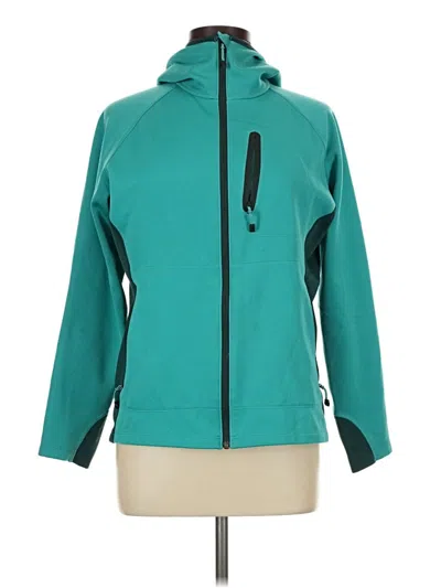 Pre-owned Eddie Bauer Jacket In Teal