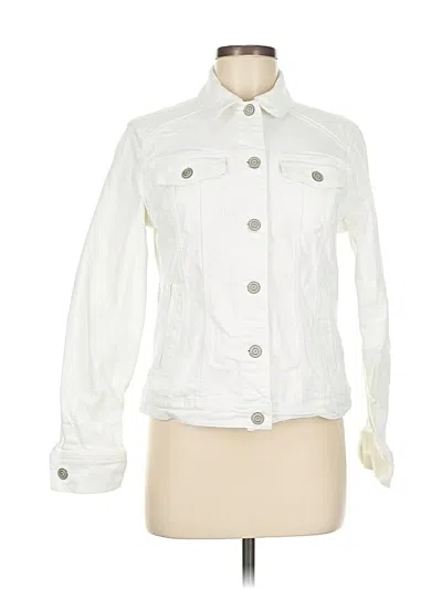 Pre-owned Eddie Bauer Jacket In White