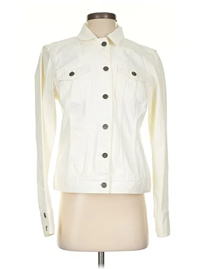 Pre-owned Eddie Bauer Jacket In White