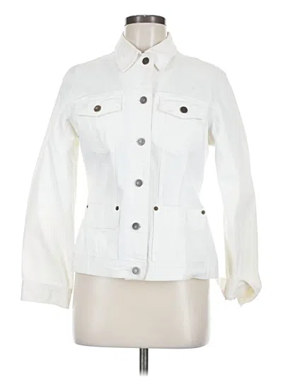 Pre-owned Eddie Bauer Jacket In White