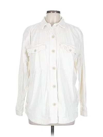 Pre-owned Eddie Bauer Jacket In White