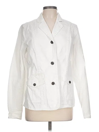 Pre-owned Eddie Bauer Jacket In White