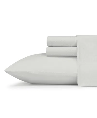Eddie Bauer Jersey Knit Solid Cotton Blend 4-pc. Sheet Set, Full In Ivory