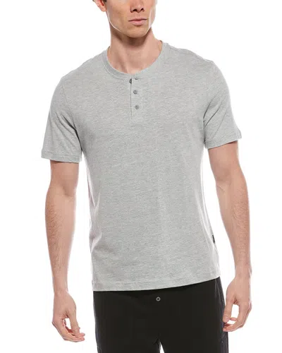 Eddie Bauer Jersey Lounge Henley Shirt In White