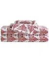 Eddie Bauer Jolly Trees Cotton Flannel Sheet Set