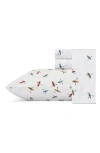 Eddie Bauer Kayaks 200 Thread Count Full Sheet Set In White Multi