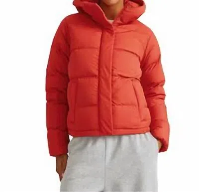 Eddie Bauer Ketchum Down Hoodie In Bright Orange In Multi