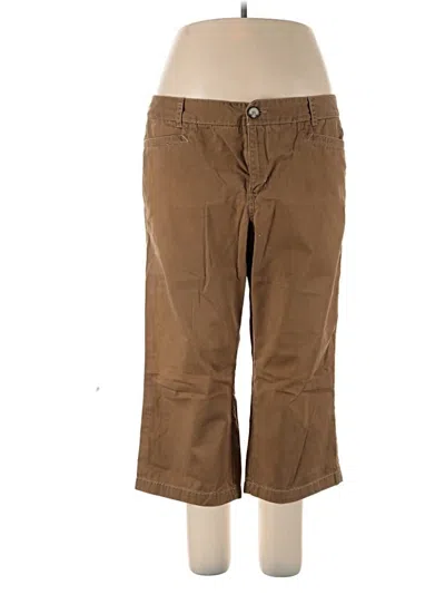 Pre-owned Eddie Bauer Khaki Pant In Brown